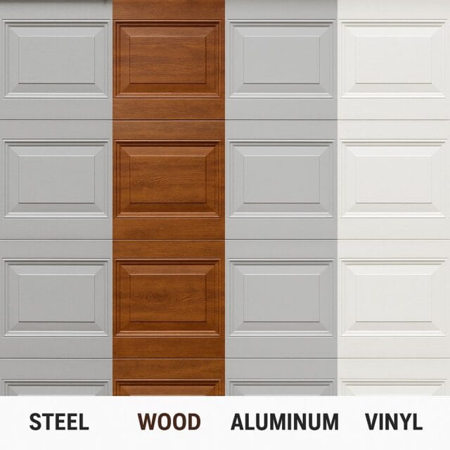 materials for replacing garage door