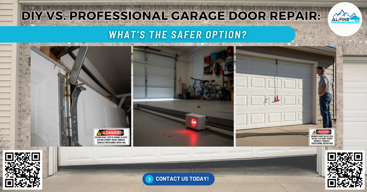 DIY vs. Professional Garage Door Repair: Safer Option - Alpine Garage Doors New England